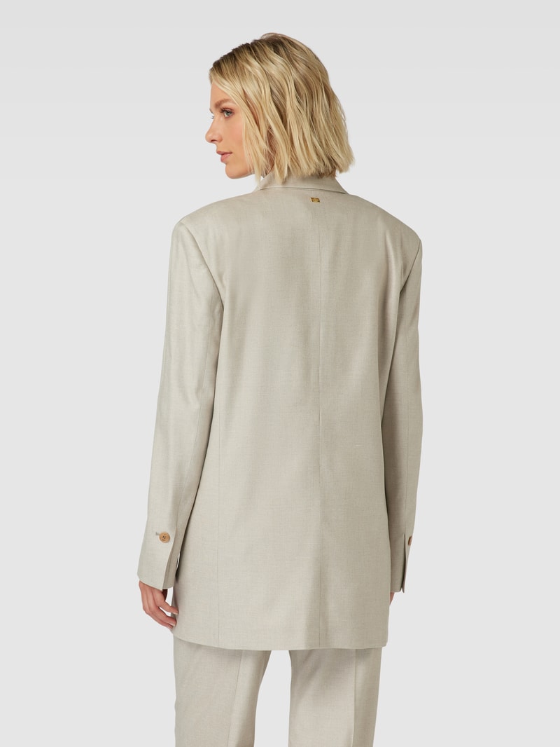 Blazer mit Leistentaschen in sand