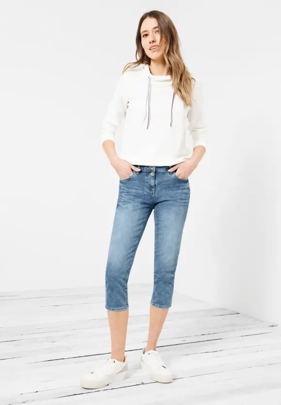 CECIL Casual Fit Jeans in 3/4