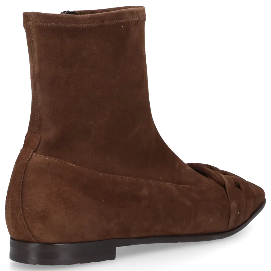 Truman's - Klassische Stiefeletten 9819 Veloursleder - braun
