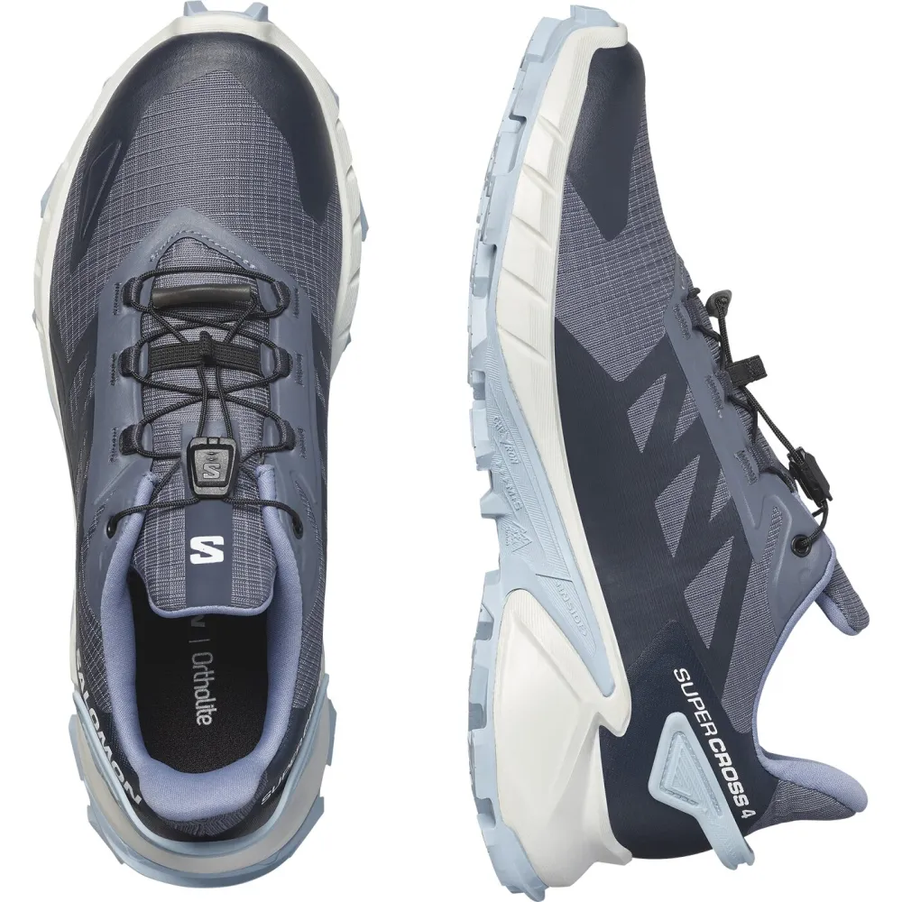 Salomon SHOES Supercross W Grisai Wht Cashbl 4 L47461700 / blau