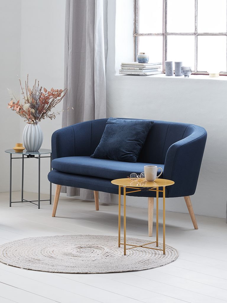 GISTRUP GISTRUP 2-seters sofa, marineblått stoff