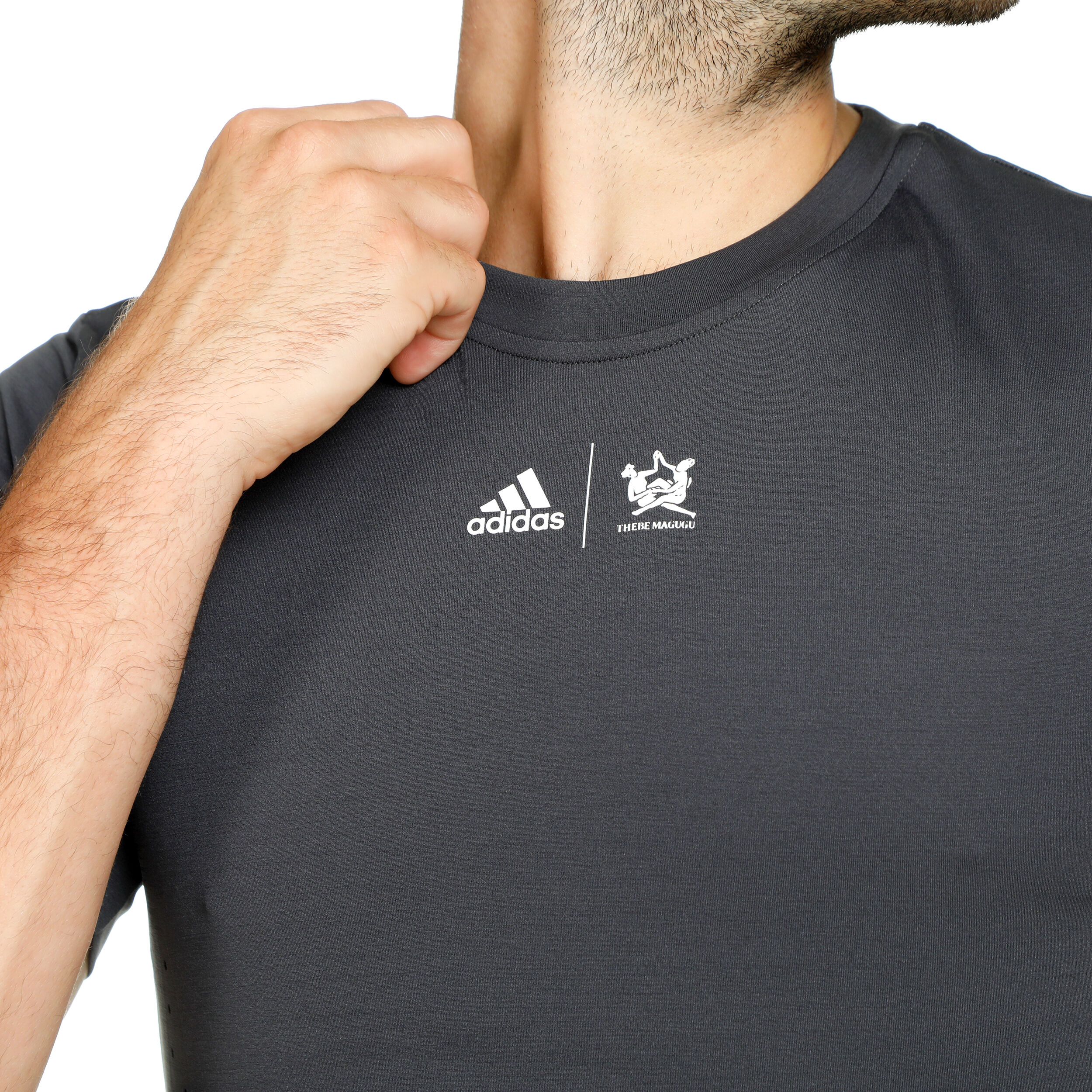 New York Printed T-Shirt Herren - Grau