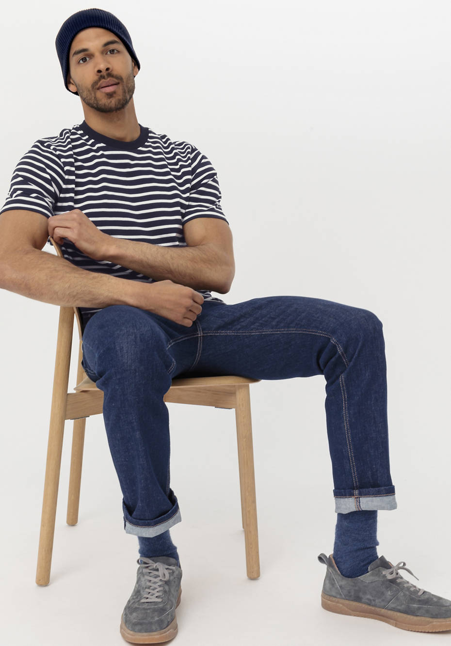 Streifenshirt Relaxed aus reiner Bio-Baumwolle
