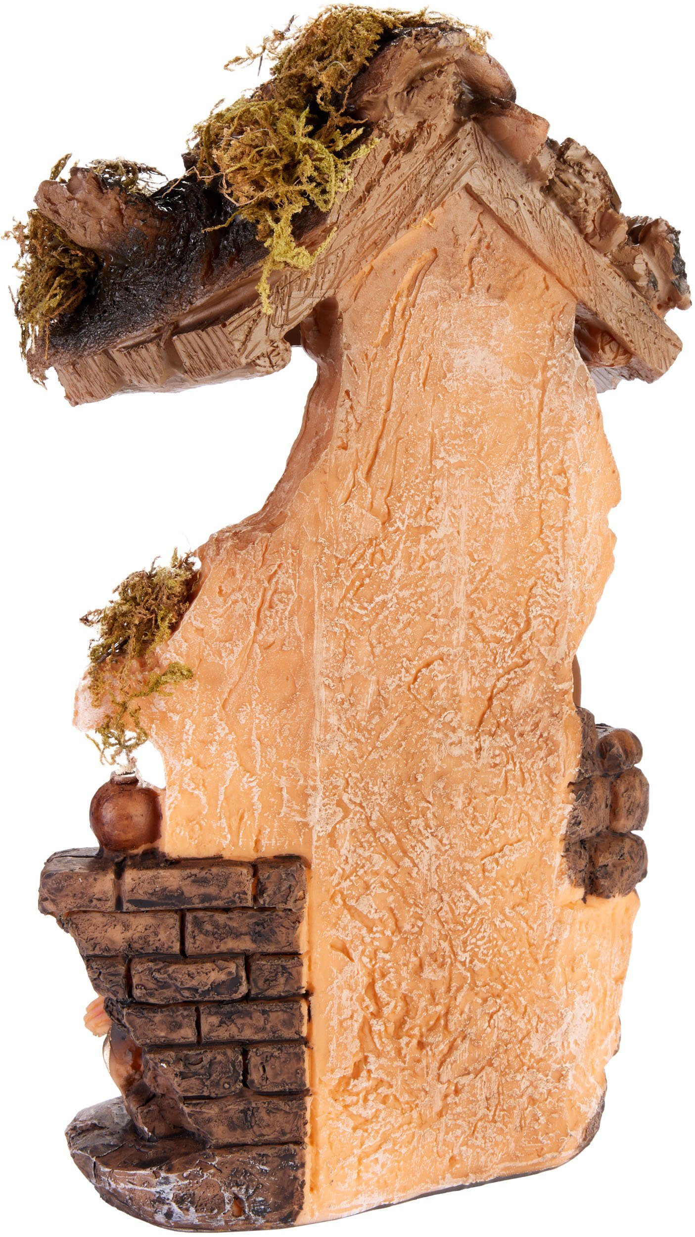 BRUBAKER Krippenfigur Krippenfigur Heilige Familie - Jesus, Maria und Josef (25 cm Weihnachtsfigur mit handbemalten Figuren, 1 St), Krippenszene Weihnachtsdekoration - Tischdekoration aus Polyresin