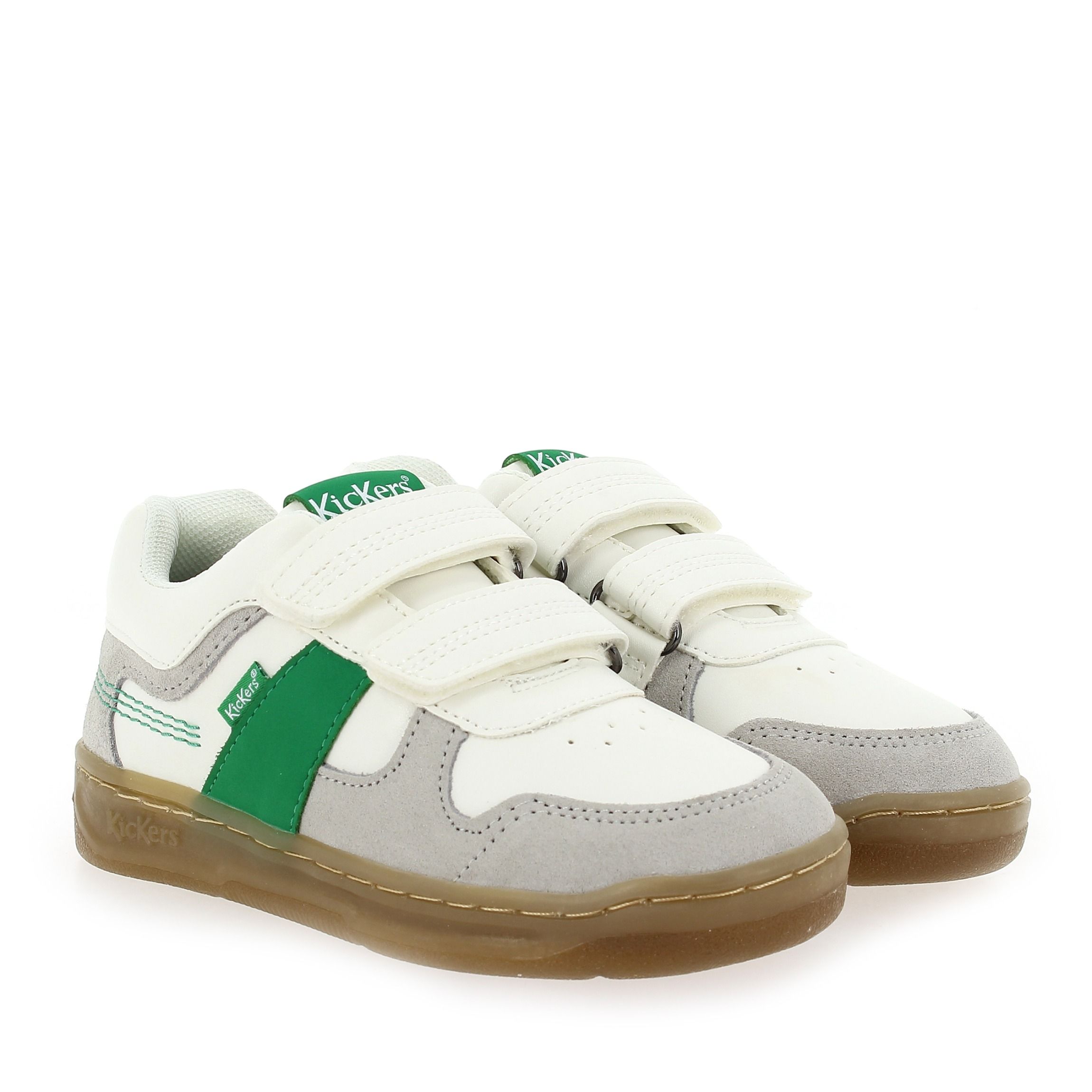 Kickers  KALIDO - Blanc vert