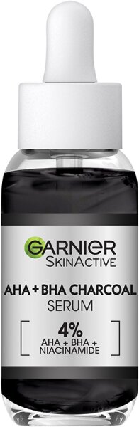 Garnier SkinActive AHA + BHA Charcoal Serum Gesichtsserum