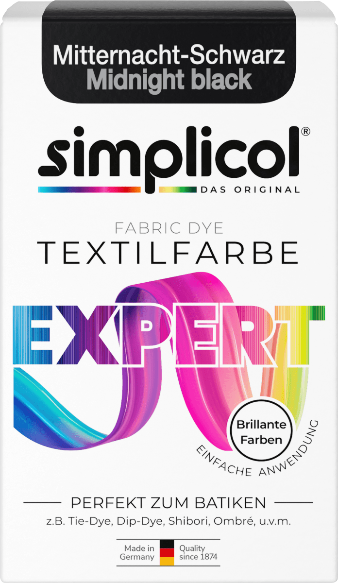 Textilfarbe expert Mitternacht- Schwarz, 150 g