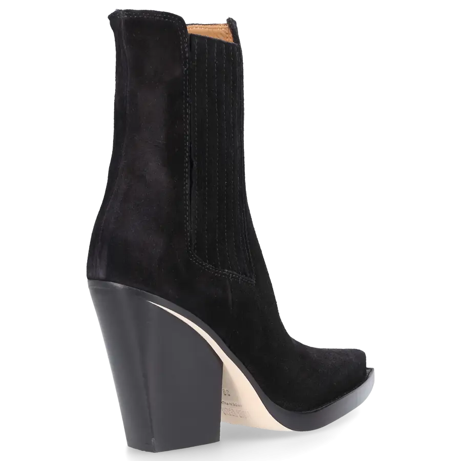 Paris Texas - Chelsea Boots DALLAS Veloursleder - schwarz