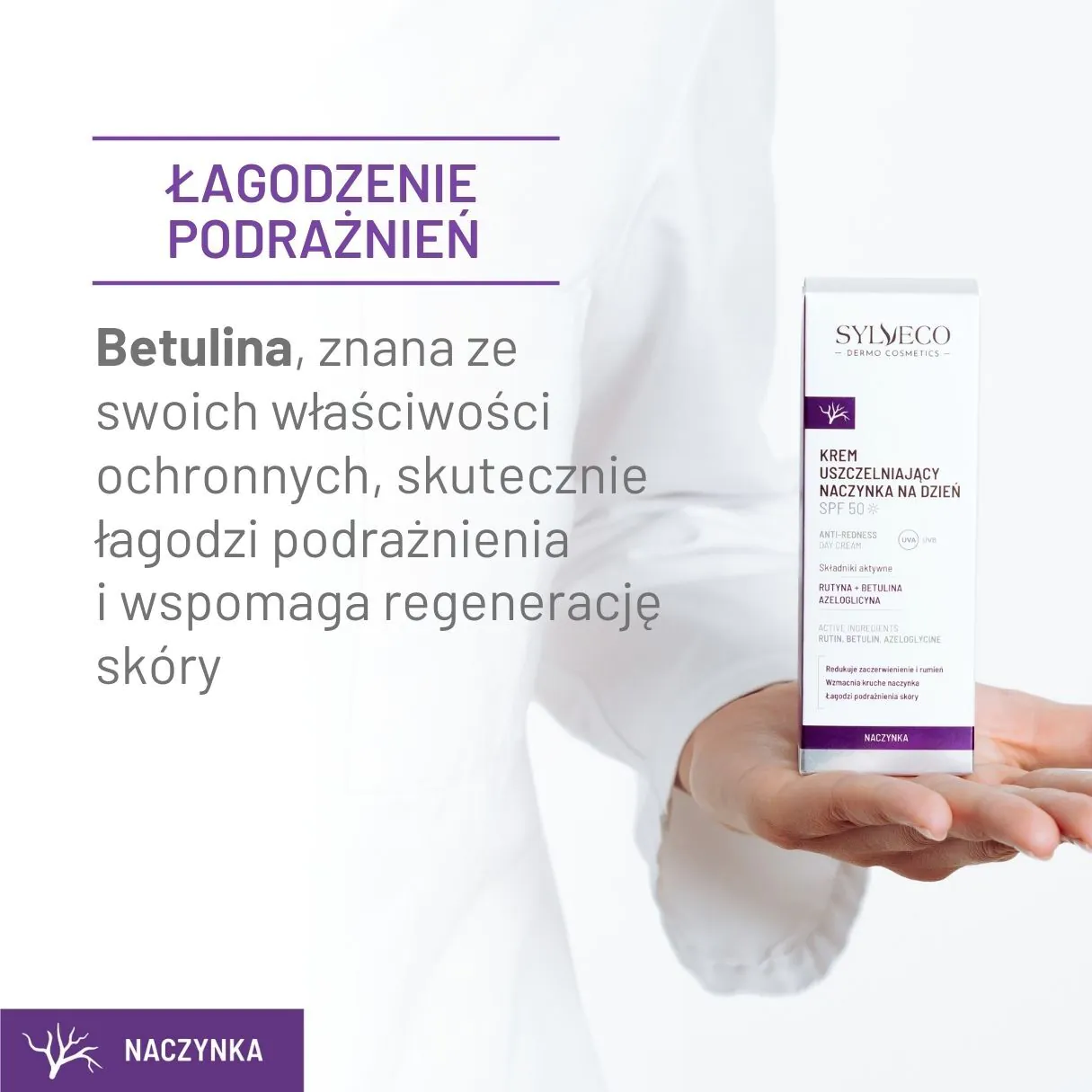 Sylveco Dermo dnevna krema za zatvaranje kapilara