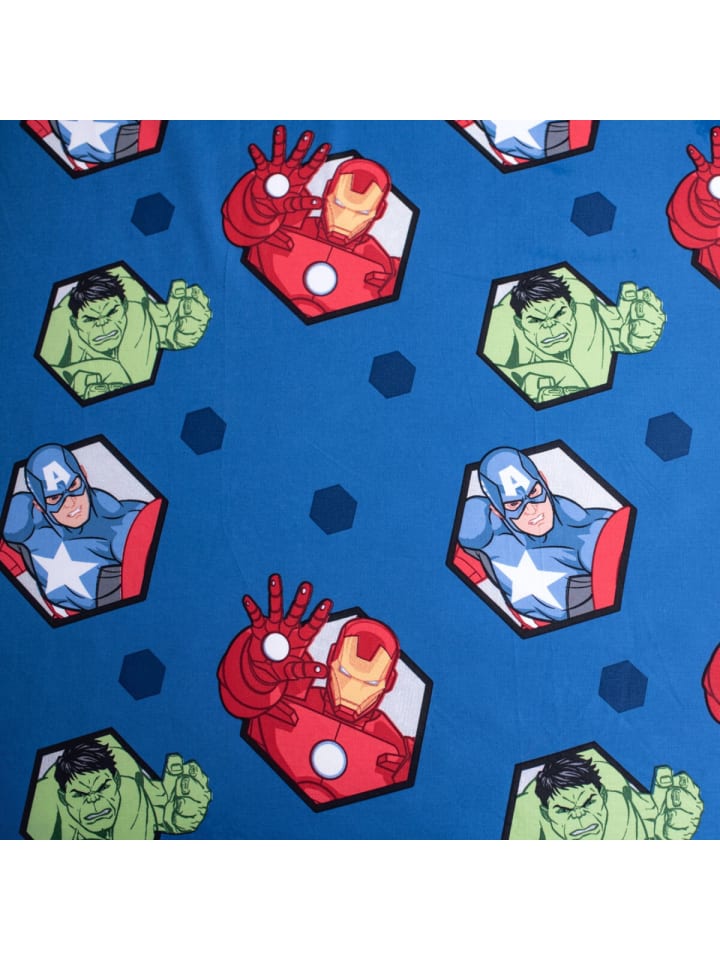Avengers Spannbetttuch Weiches Betttuch 200 x 90 cm für Kinderzimmer in Blau günstig kaufen 200 cm