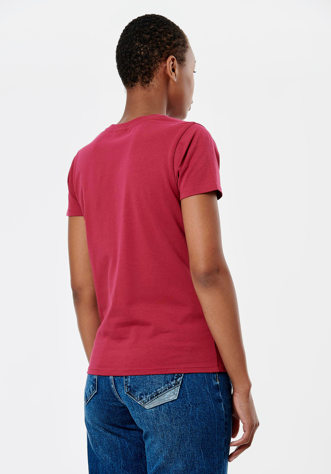 LOVET  T-shirt fuchsia Femme