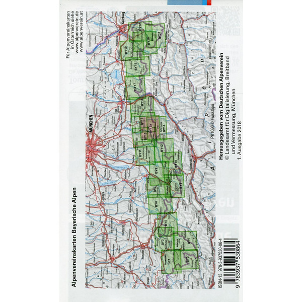 Mangfallgebirge Kreuth und Umgebung - Wanderkarte