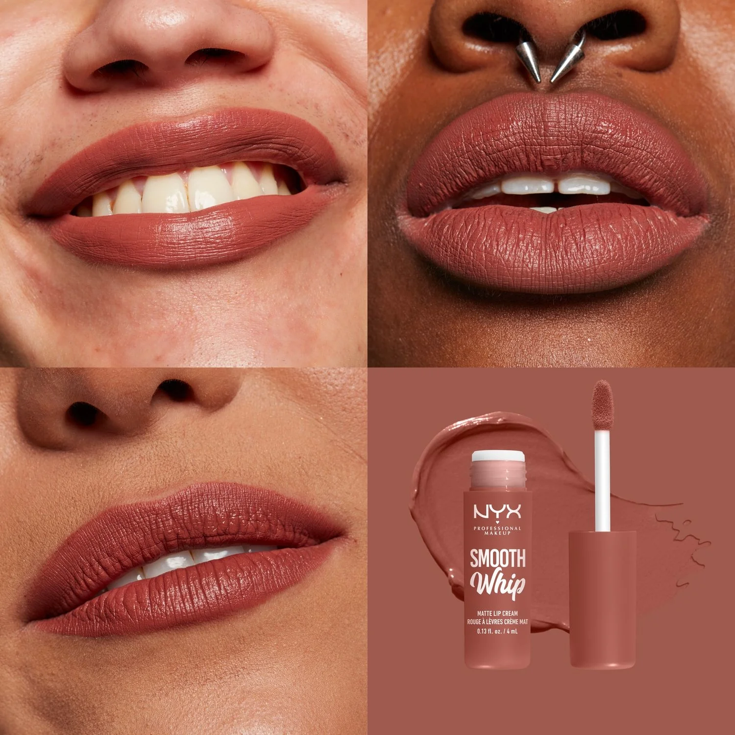Crema labial mate Smooth Whip - Lápiz labial mate, lápiz labial