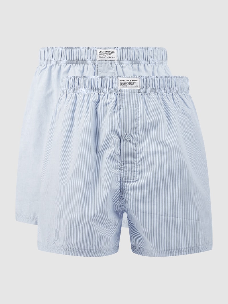Boxershorts im 2er-Pack in hellblau