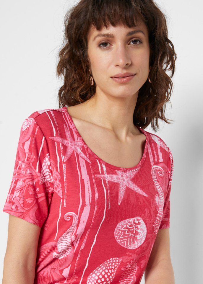 Longshirt mit Zipfel