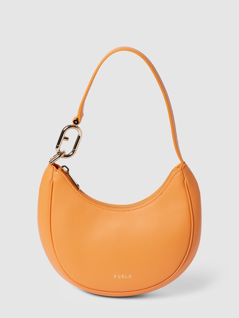 Hobo Bag mit Label-Detail Modell 'FURLA PRIMAVERA' in orange