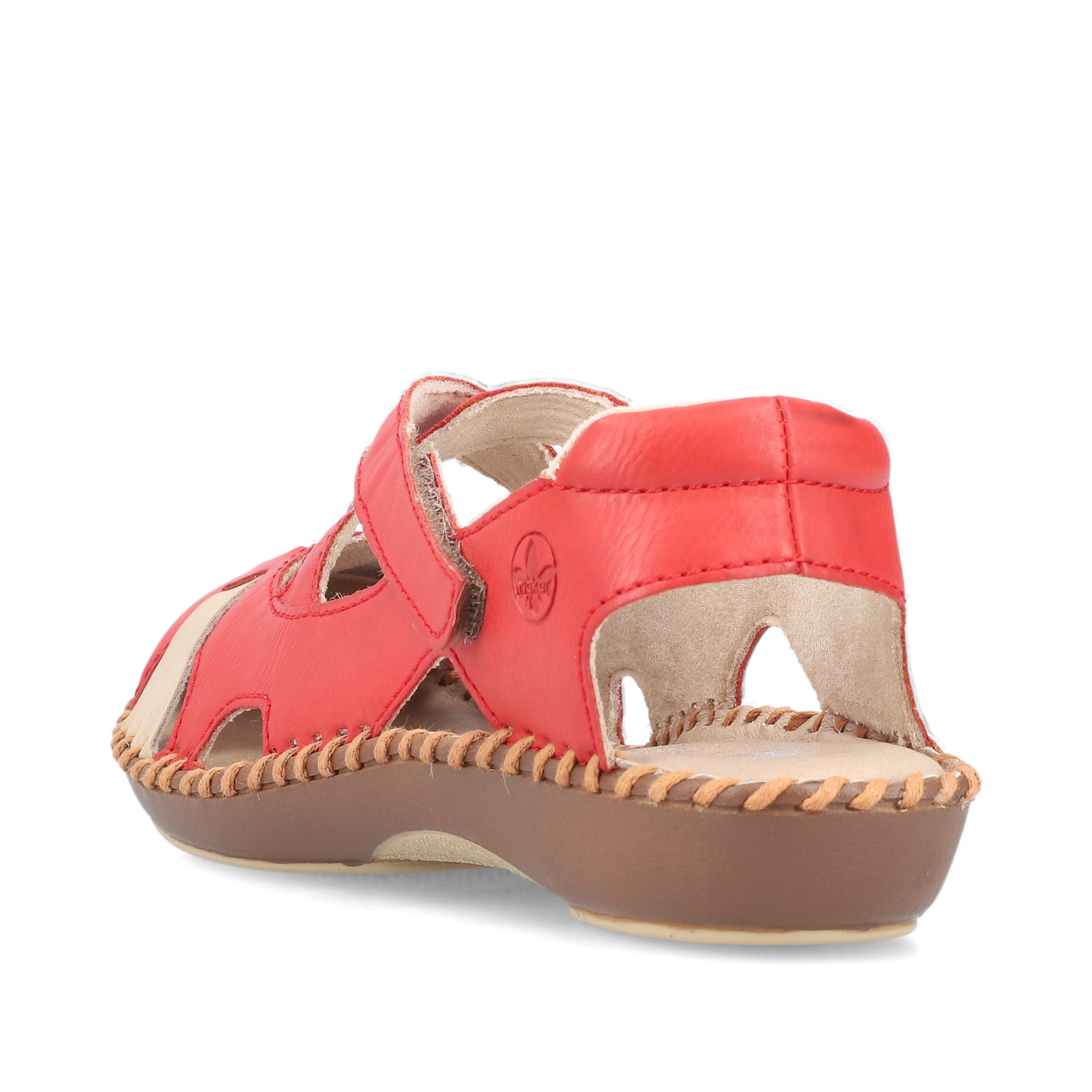 Rieker Damen Ballerinas feuerrot