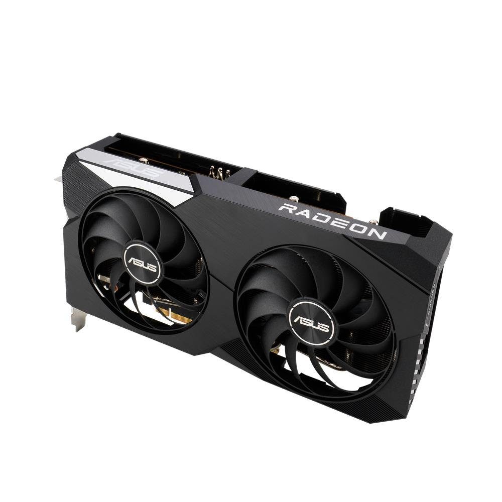 Asus Dual AMD Radeon RX6600 Grafikkarte (8 GB, GDDR6, Gaming Grafikkarte, PCIe 4.0, HDMI DisplayPort, DUAL-RX6600-8G)