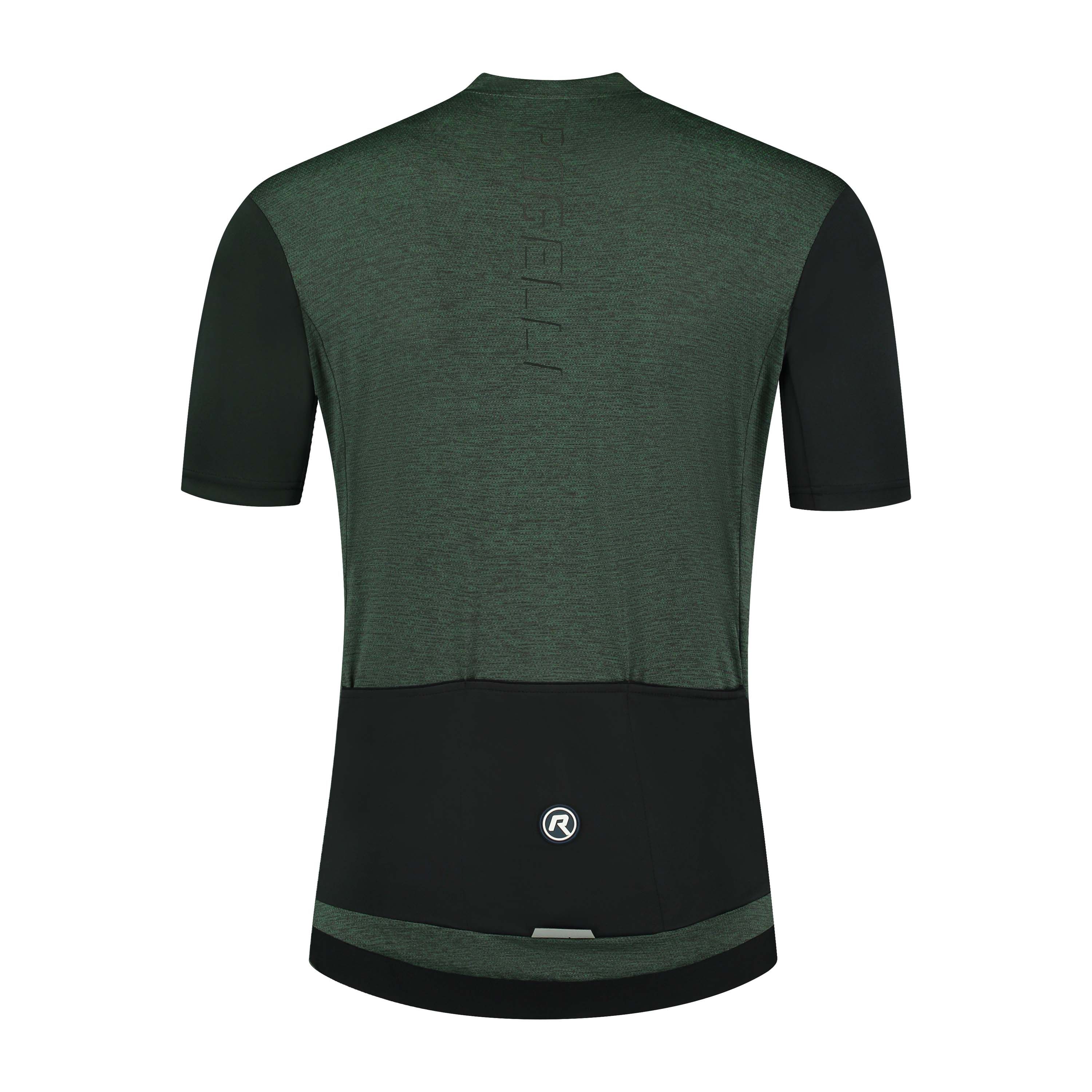 Rogelli Melange Grün Herren Radtrikot Kurzarm