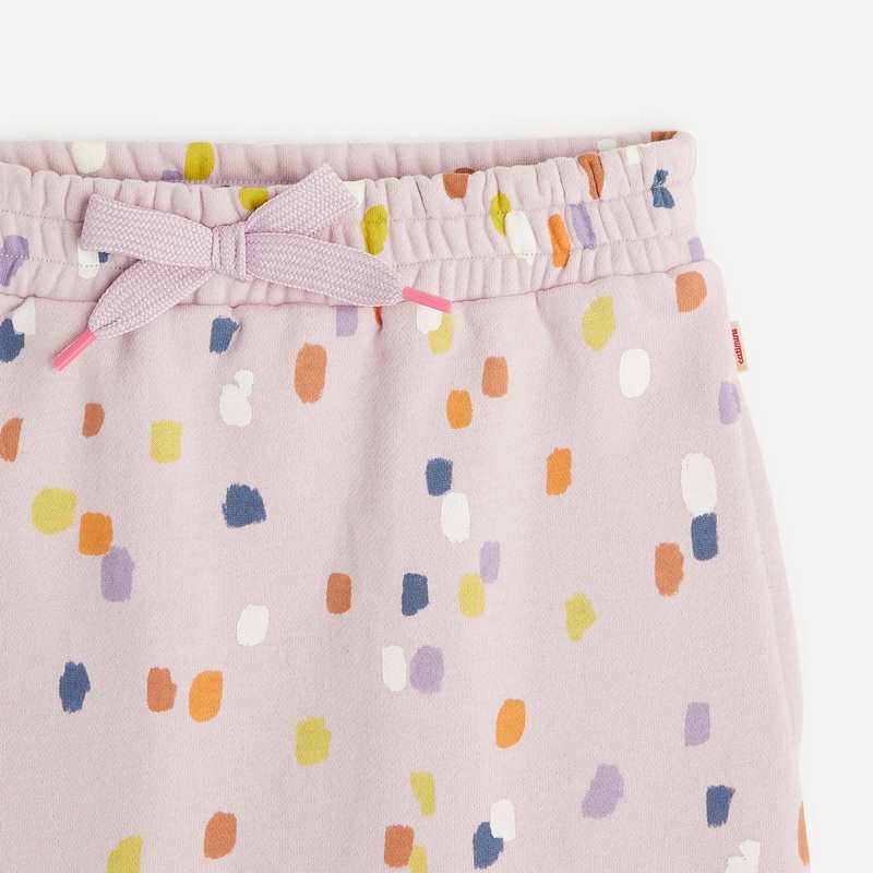 Jupe violine à motifs pour fille violette Catimini