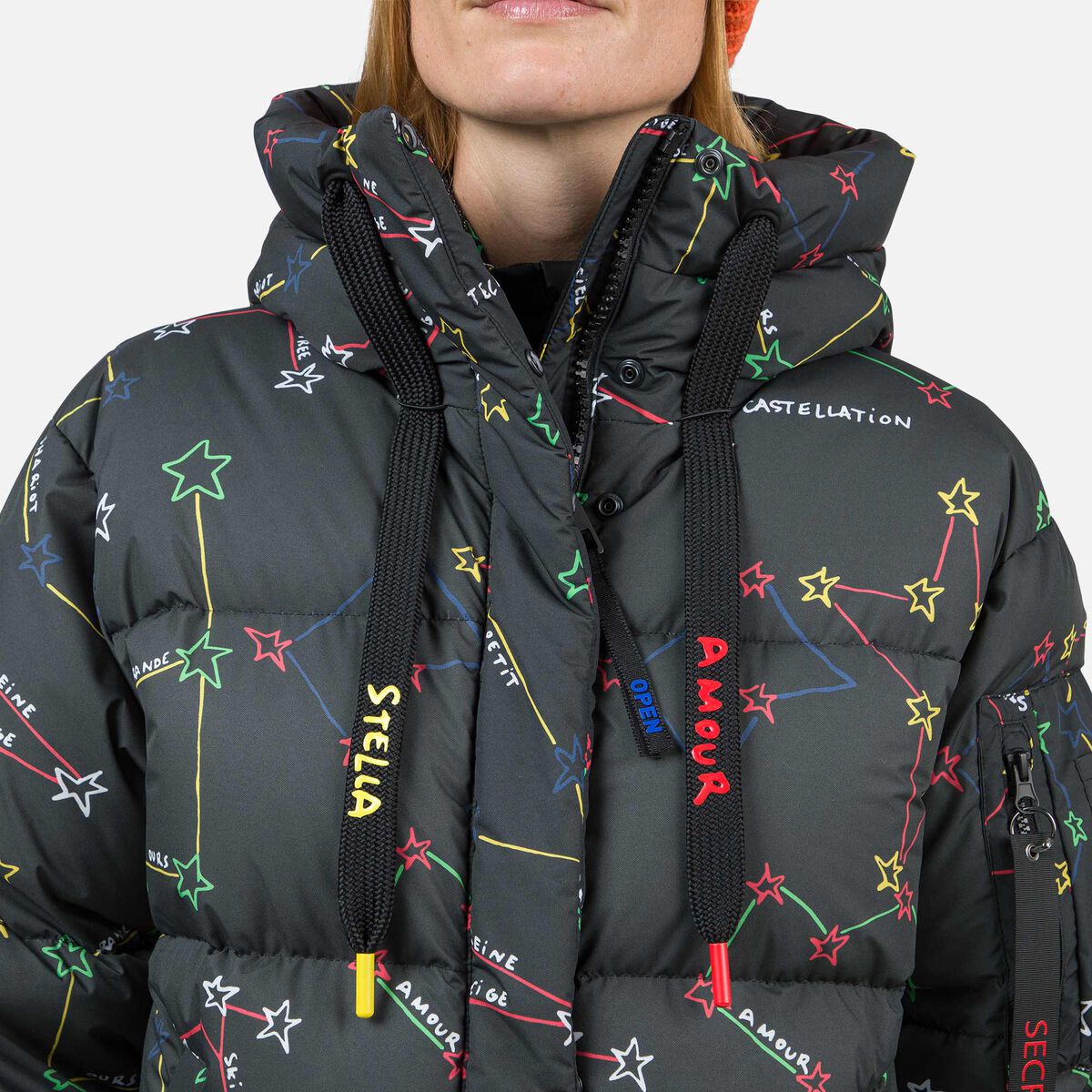 JCC Modul Printed Down Bomberjacke für Damen