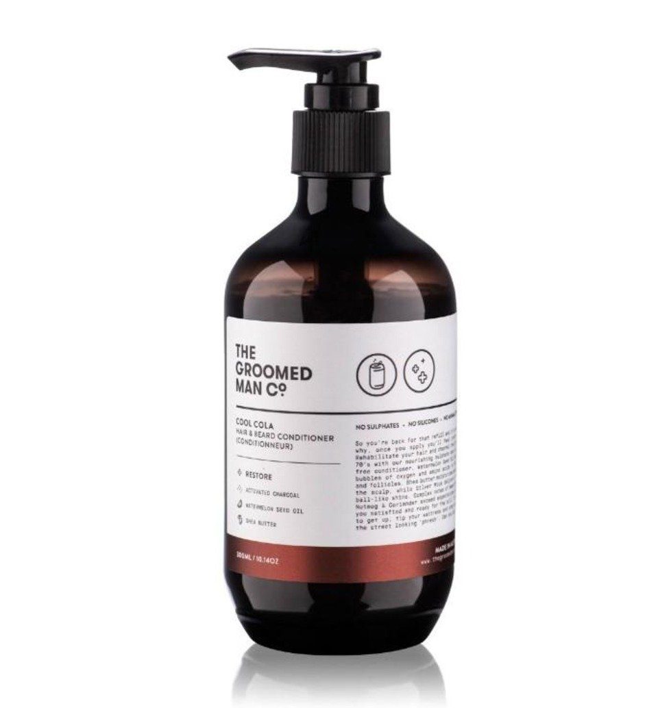 Groomed Man Bartconditioner Haar & Bart Conditioner Cool Cola 300 ml, 1-tlg., feuchtigkeitsspendend, regenerierend
