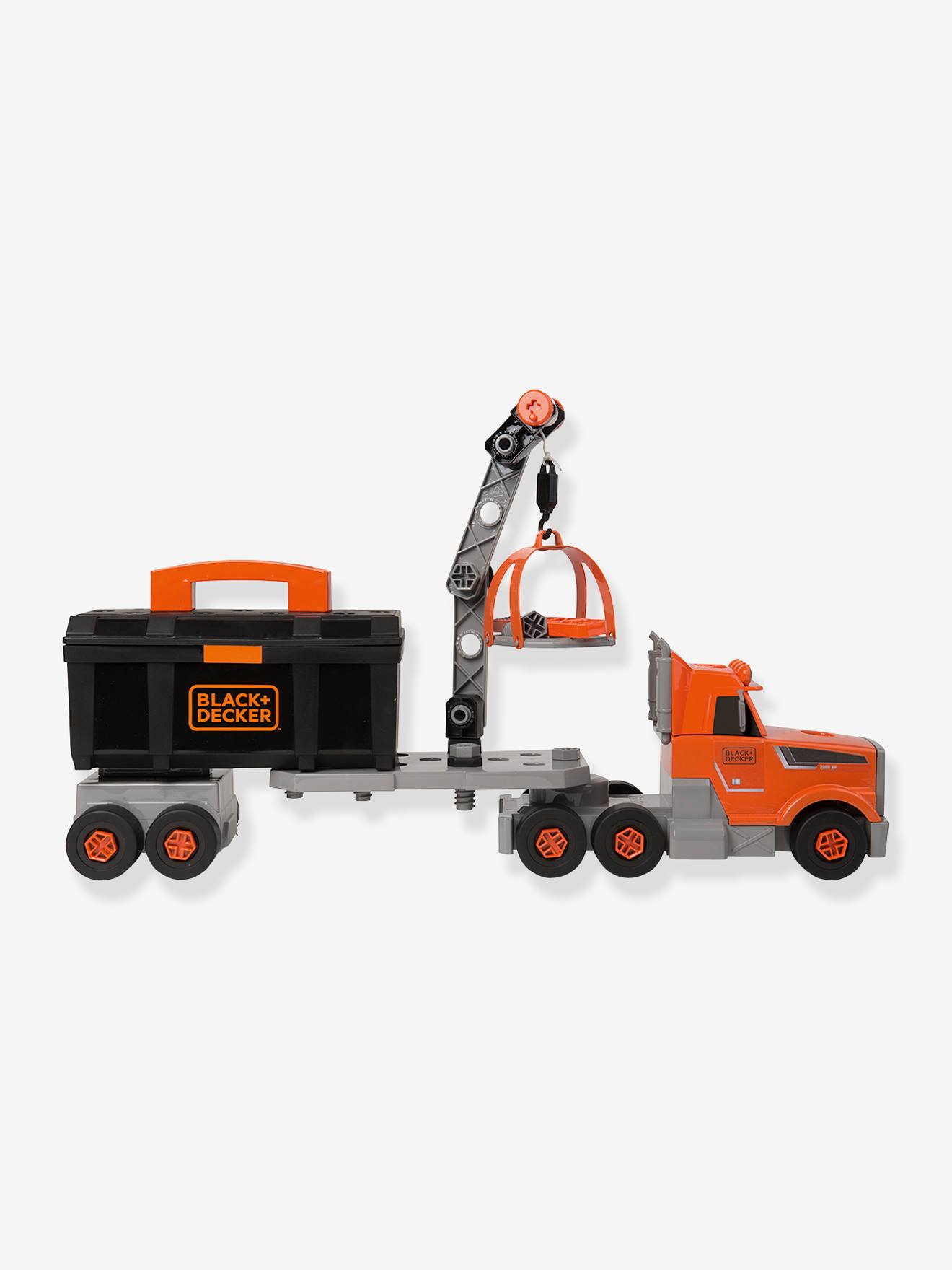 Camion de bricolage Black+Decker SMOBY orange/noir/gris