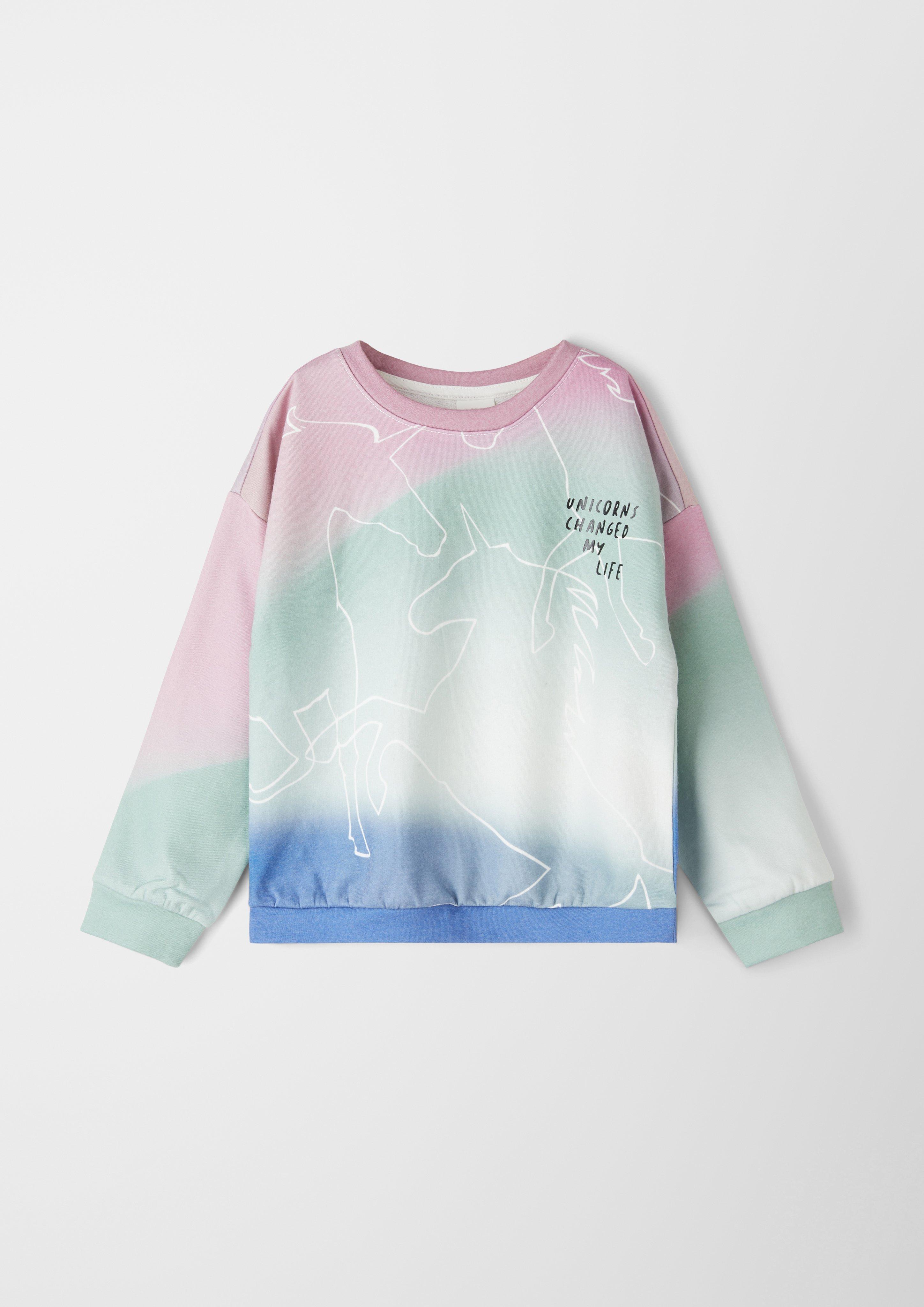 Sweatshirt mit Einhorn-Motiv  2122656-02B0