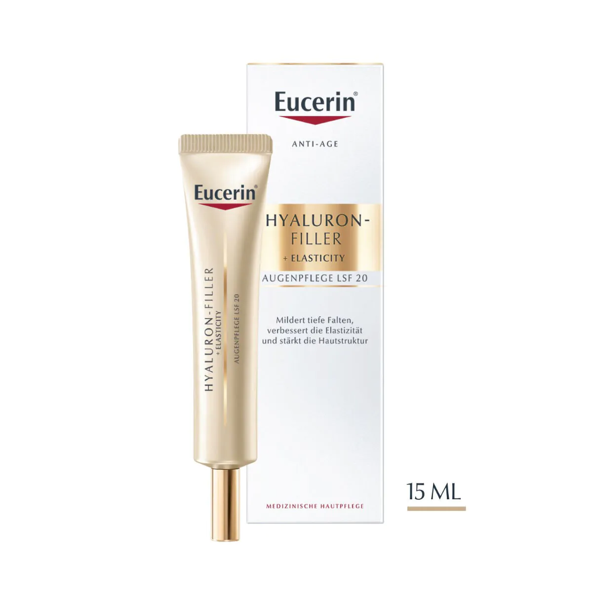 Eucerin Hyaluron Filler + Elasticity paakių kremas su SPF 20
