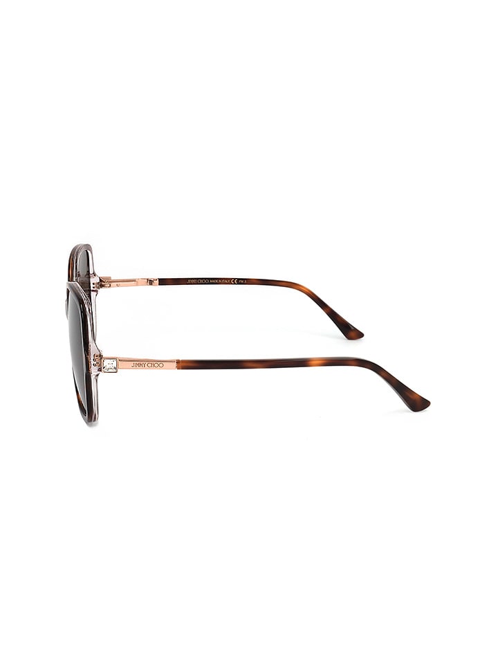 Jimmy Choo Damen-Sonnenbrille in Braun günstig kaufen 57