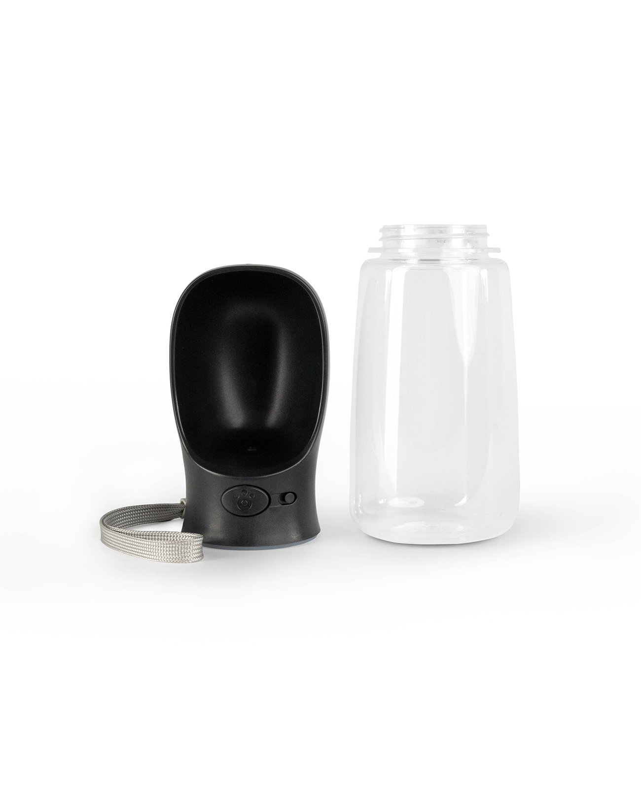 Lionto Reisenäpfe Lionto Hundetrinkflasche für Unterwegs schwarz 500 ml