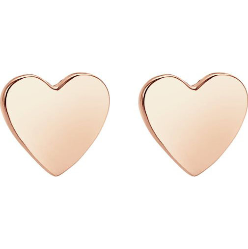 Elli Ohrringe Kinder Stecker Herz Liebe Basic 925 Silber