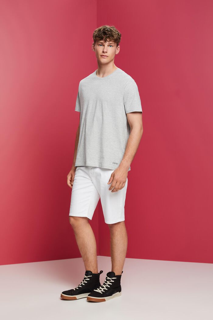 Jersey-T-Shirt mit Rückenprint