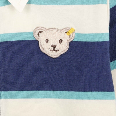 Poloshirt langarm, dunkelblau für Jungs