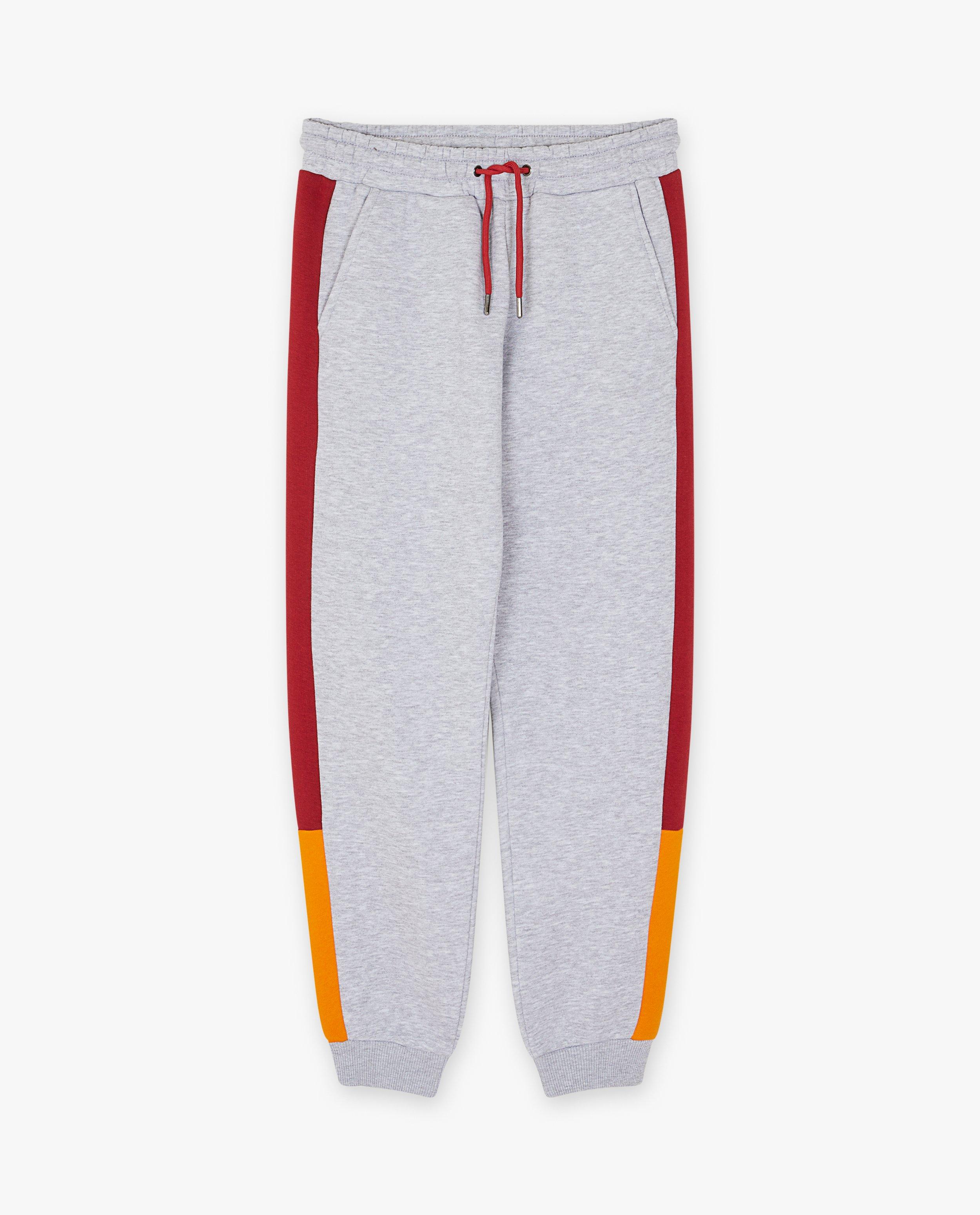 Pantaloni de trening Milo Color Block, 6-14 ani Gri