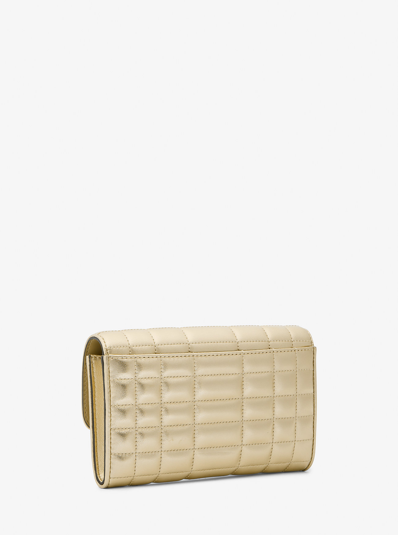 Tribeca Metallic Leather Convertible Skulderveske - BLEKEGYLL