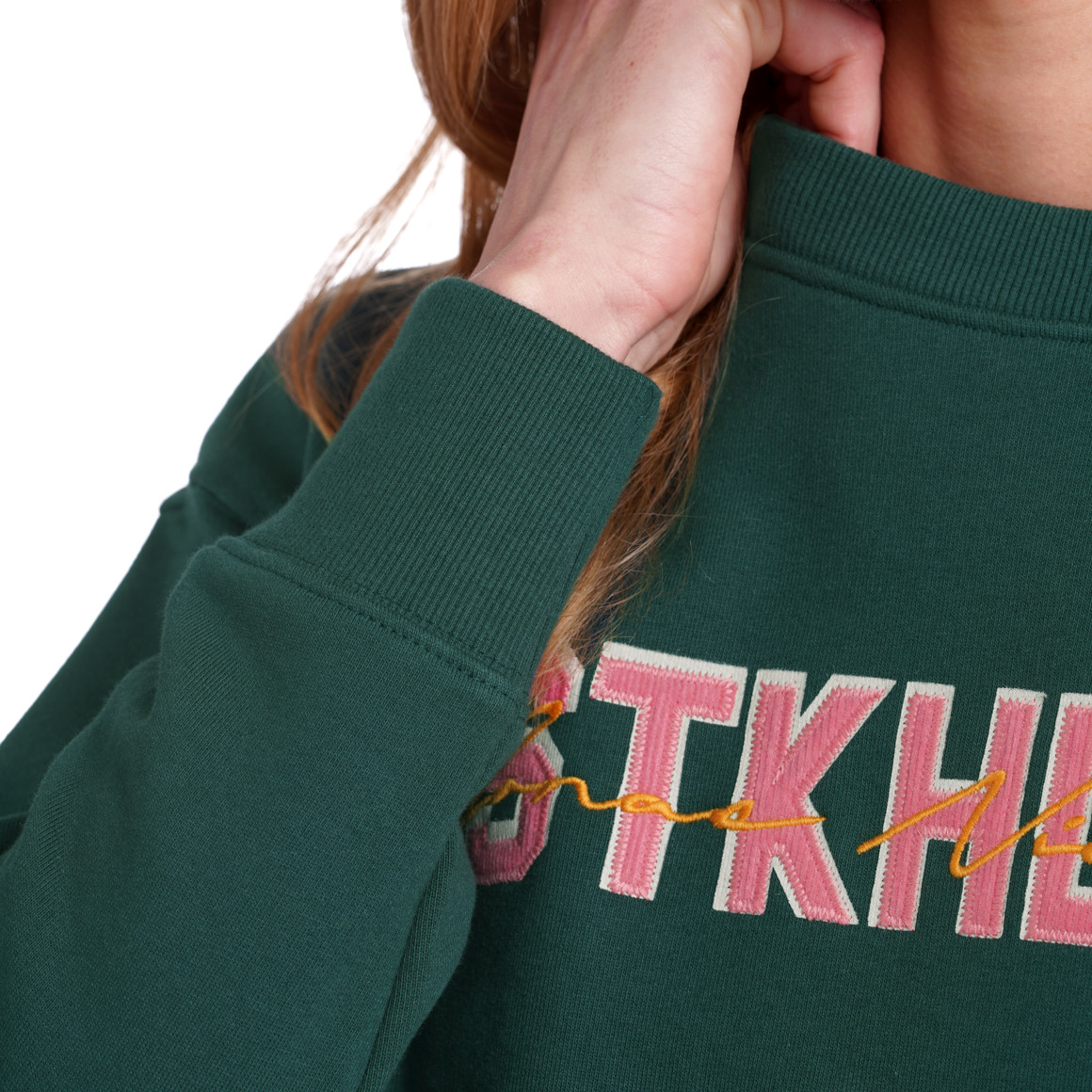 Damen Sweatshirt mit Stickerei