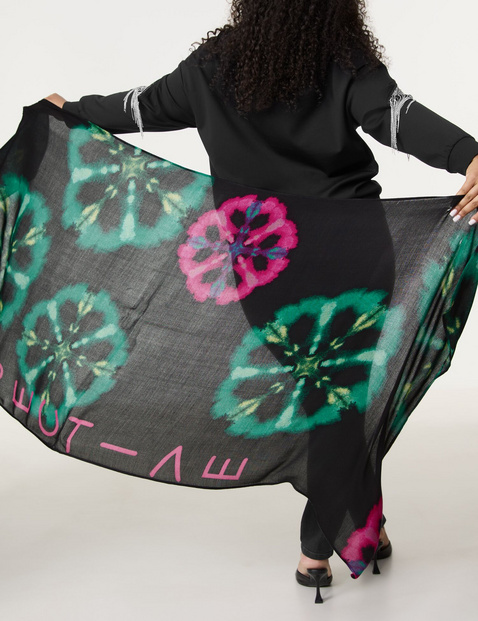 Schal mit Kaleidoskop-Print