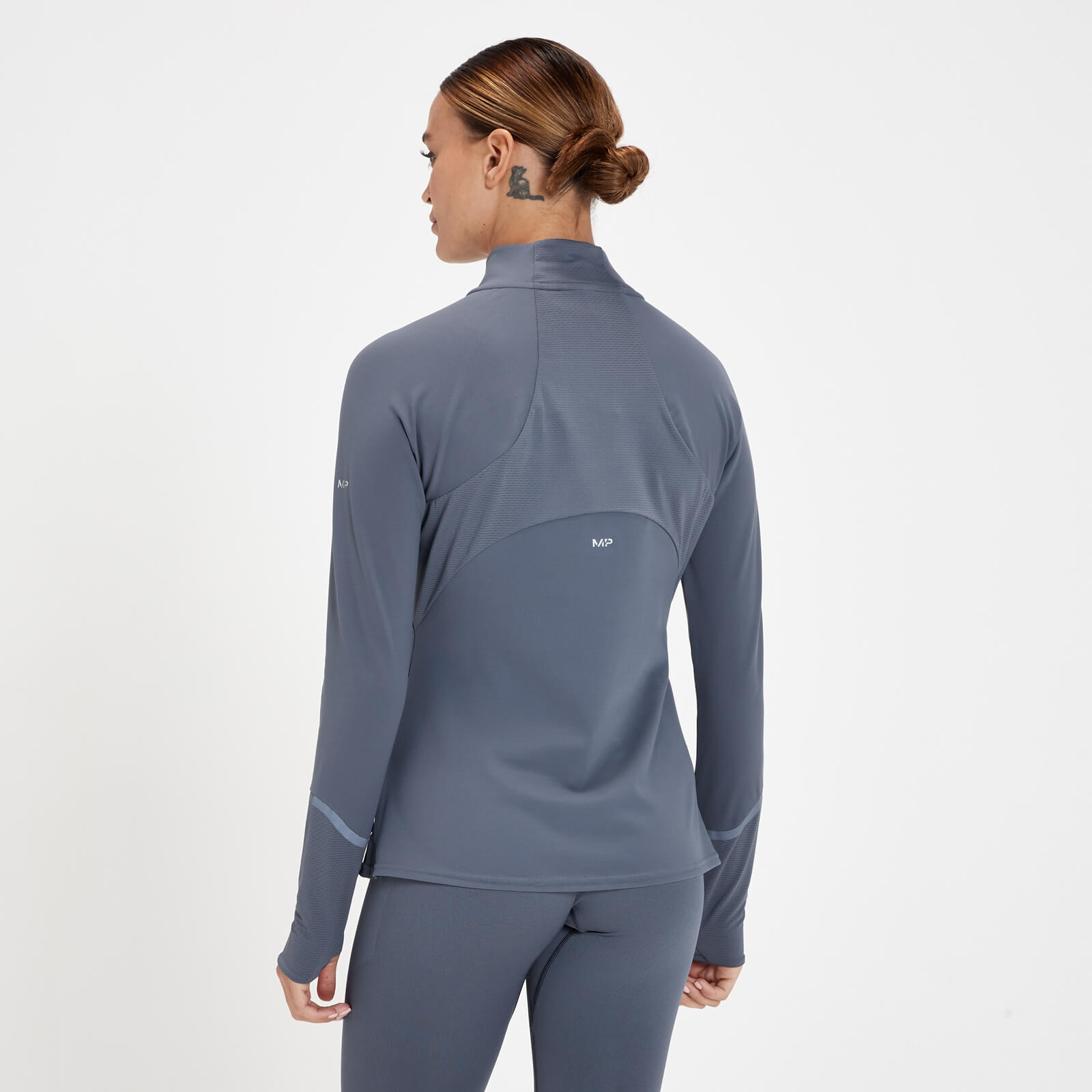 Haut à fermeture éclair ¼ MP Velocity Ultra pour femmes – Bleu ombragé