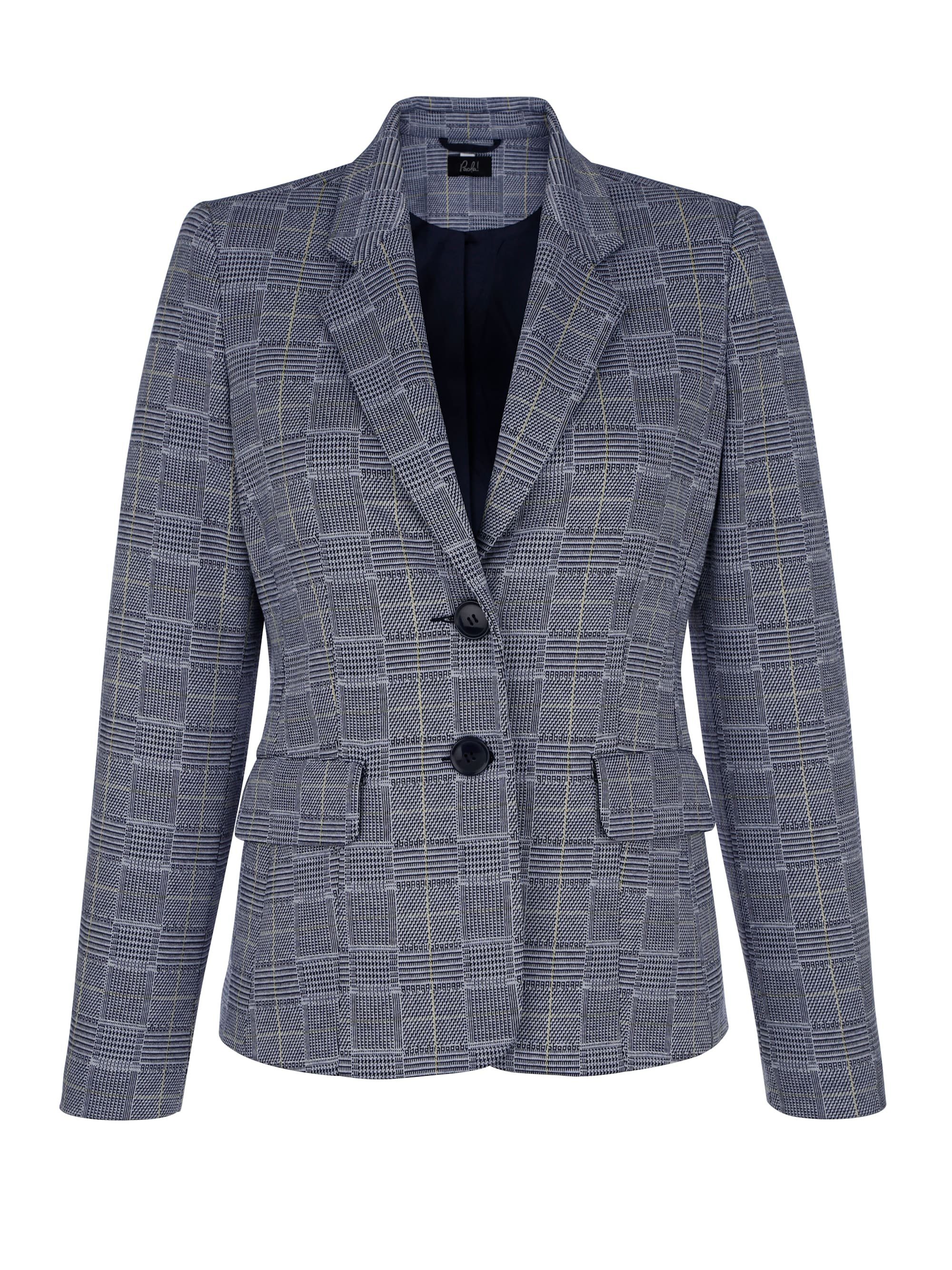 Paola Kurzblazer Blazer in aktuellen Karo-Dessin