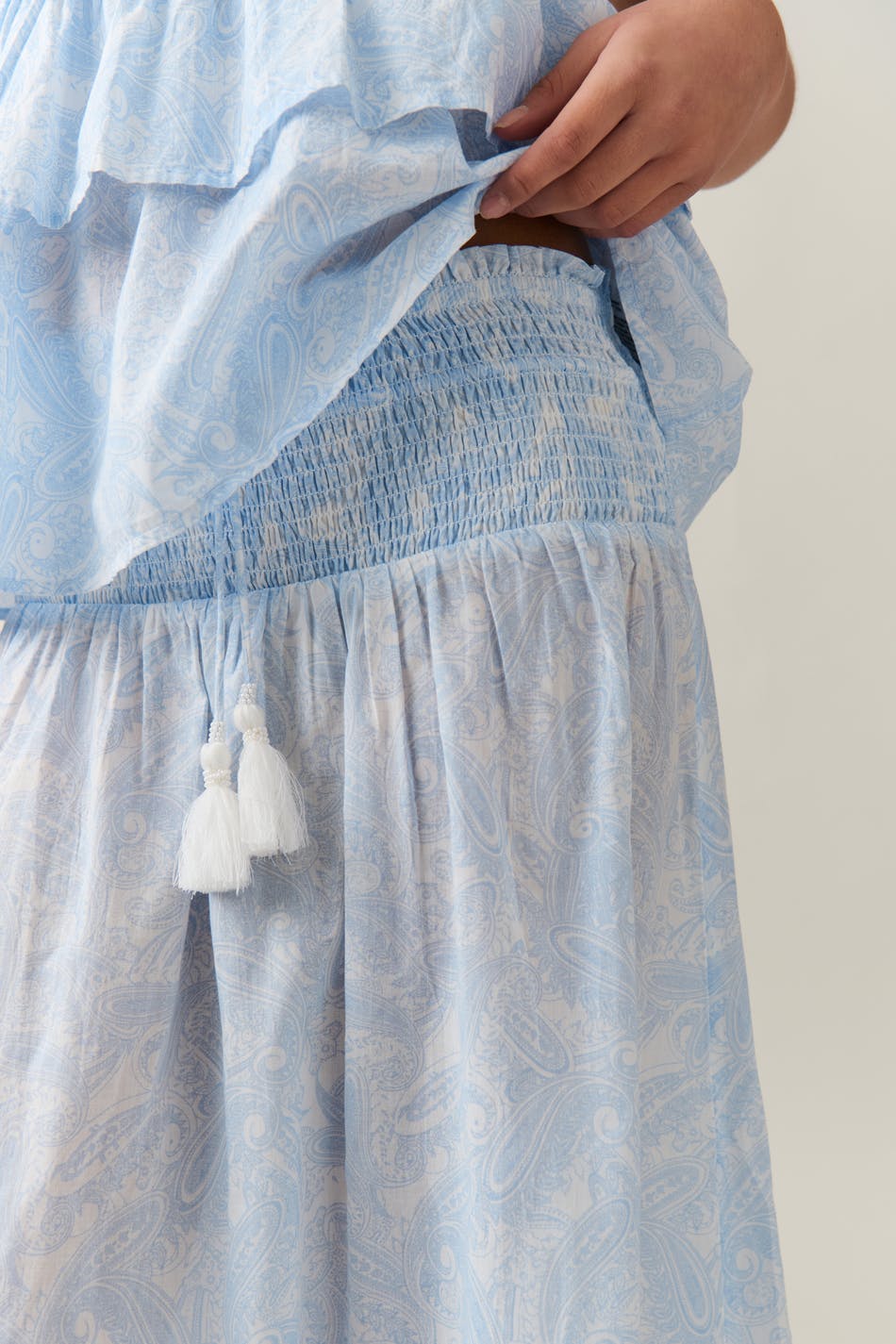 Y boho maxi skirt