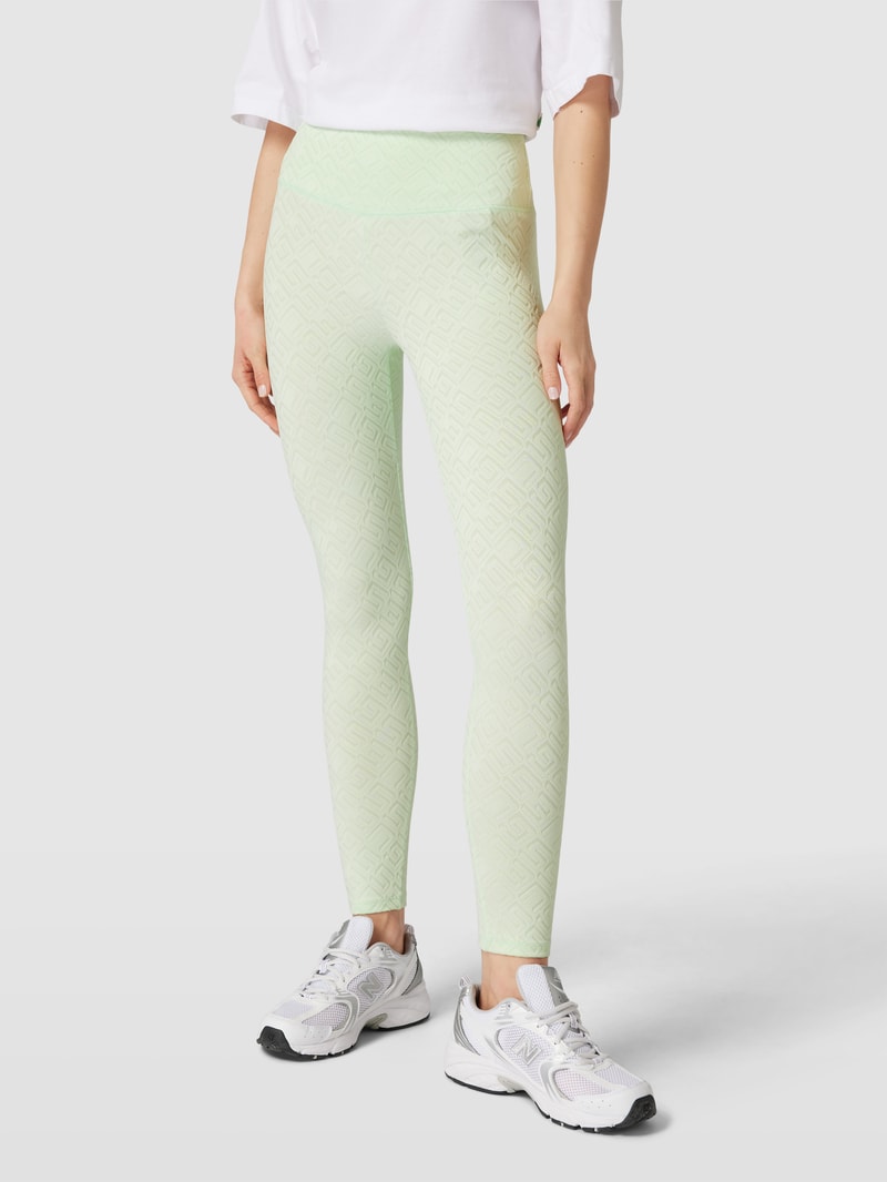 Sportleggings mit Strukturmuster Modell 'NEW DANA' in mint