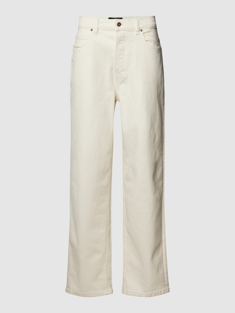 Jeans mit 5-Pocket-Design Modell 'THOMASVILLE' in offwhite