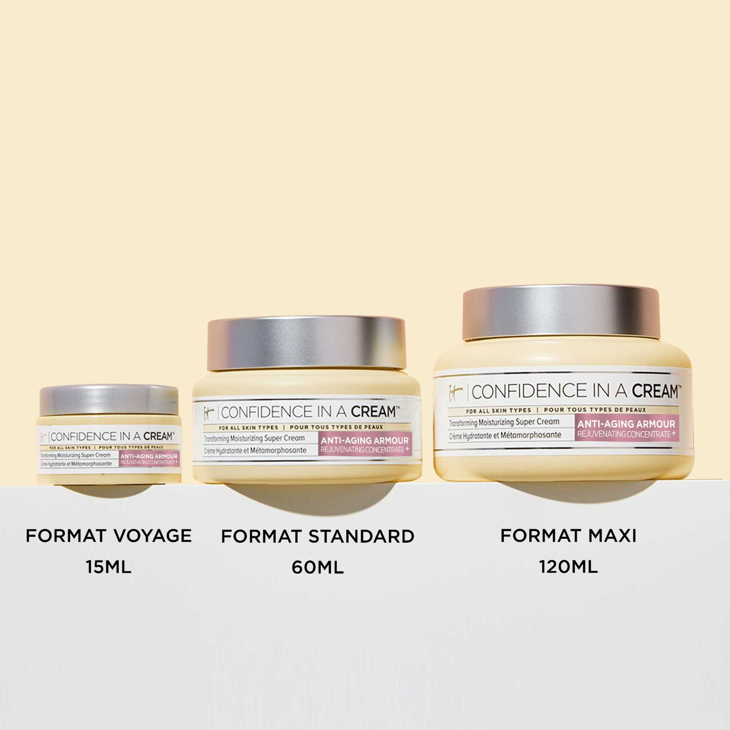 It Cosmetics Confidence in a Cream™ Supercharged Crème hydratante et métamorphosante anti-âge