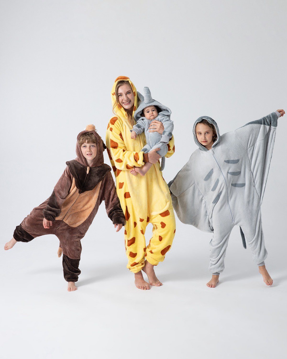Corimori Jumpsuit Flauschiges Manta Rochen-Kostüm für Kinder (1-tlg) Karneval, Fasching, Onesie, Mädchen, Jungen, Jugendliche, Meeres-Tiere