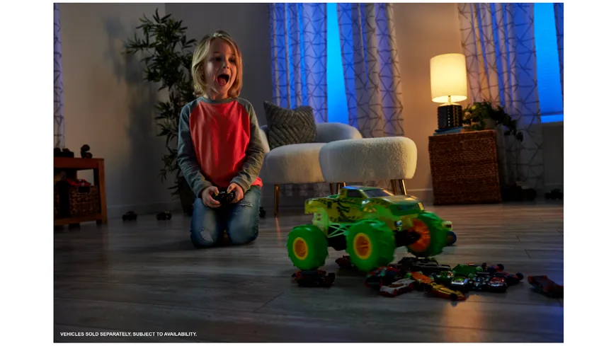 HOT WHEELS Monster Trucks 1:15 GUNKSTER ferngesteuertes Fahrzeug