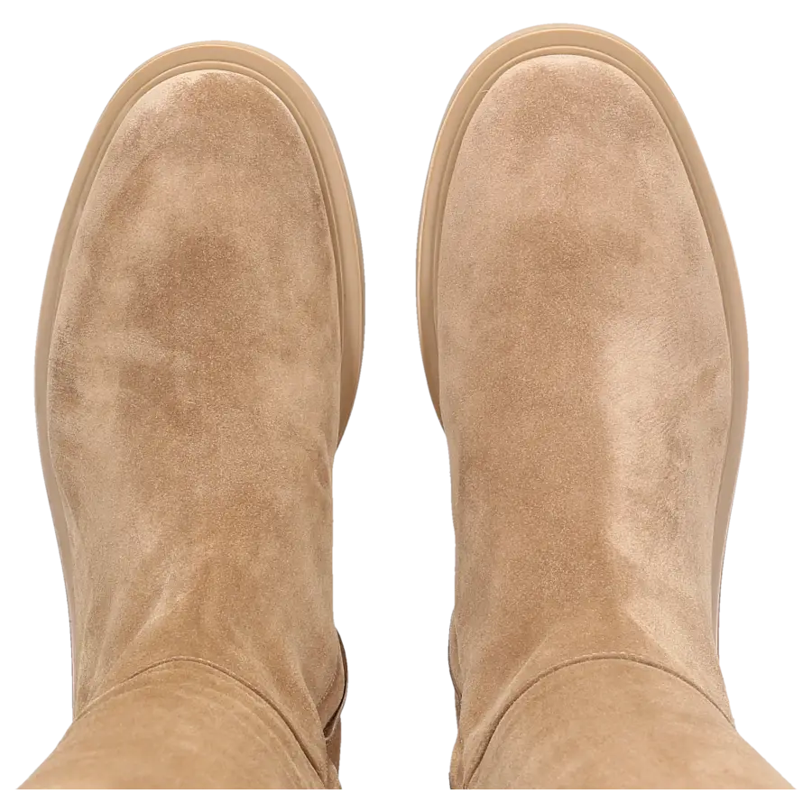 Gianvito Rossi - Overknees LEXINGTON beige - grau
