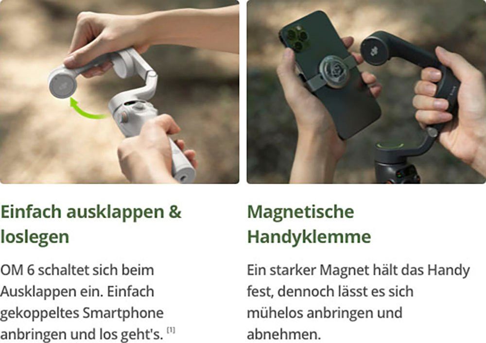 DJI Osmo Mobile 6 Platin-Grau Gimbal