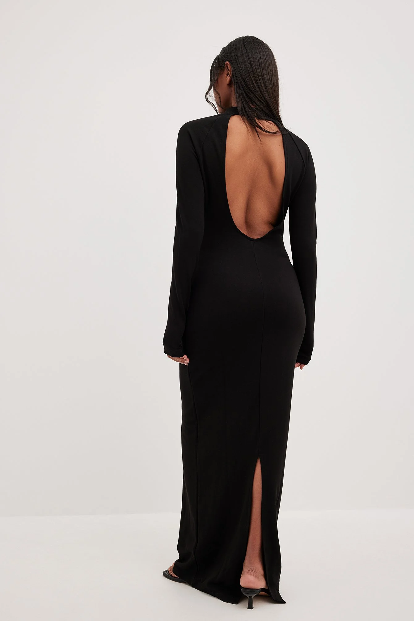 Choker-Keyhole-Maxikleid
