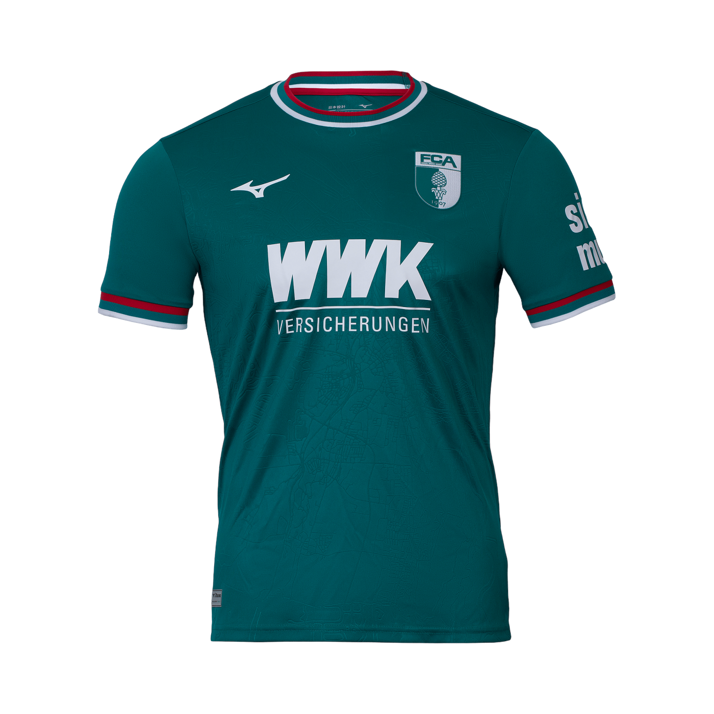Mizuno FC Augsburg Trikot Away 2024/2025 Grün F30